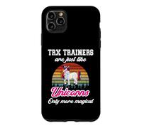 Carcasa para iPhone 11 Pro MAX Entrenamiento TRX/Funny Colorful Unicorn Personal Trainers