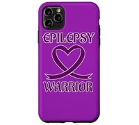Carcasa para iPhone 11 Pro MAX Epilepsy Warrior Purple Heart Ribbon Awareness