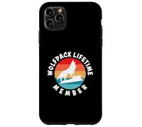 Carcasa para iPhone 11 Pro MAX Equipo de Miembros de Wolfpack Lifetime para Wolf Lovers