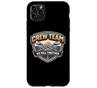 Carcasa para iPhone 11 Pro MAX Equipo de Remo Equipo Remo Juntos Row Race Cita Diciendo Frase