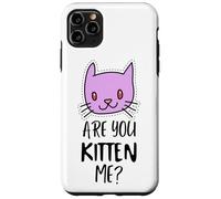 Carcasa para iPhone 11 Pro MAX ¿Eres Gatito, Tengo razón? Signo de maullido, Gatito Divertido