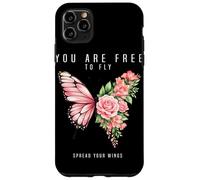 Carcasa para iPhone 11 Pro MAX Eres Libre de Volar extiende Tus alas Mariposa
