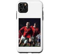 Carcasa para iPhone 11 Pro MAX Eric Cantona David Beckham GOL Celebración Hombre Utd Fútbol