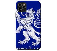 Carcasa para iPhone 11 Pro MAX Escocia Souvenir Crest: Scottish Pride Rugby - Lion Rampant
