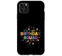 Carcasa para iPhone 11 Pro MAX Escuadrón de cumpleaños Maestro Constructor de Ladrillos Edificio de Bloques