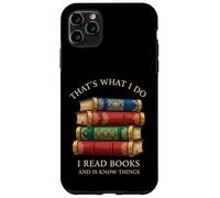 Carcasa para iPhone 11 Pro MAX Eso es lo Que Hago Leo Libros Día de Lectura de Maestros para niños
