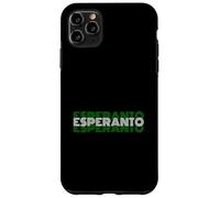 Carcasa para iPhone 11 Pro MAX Esperanto - Diseño de Texto de lenguaje de Estilo Retro de los años 70