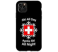 Carcasa para iPhone 11 Pro MAX Esquí Todo el Día Après Esquí Toda la Noche Suiza