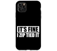 Carcasa para iPhone 11 Pro MAX Está Bien, la Cremallera lo até Amante de los Coches Mecánico Garaje Coche Guy