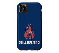 Carcasa para iPhone 11 Pro MAX Estados Unidos 250 Aún ardiendo Estrellas Patrióticas de Llama América 2026