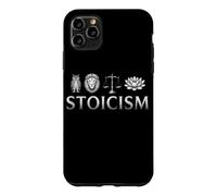 Carcasa para iPhone 11 Pro MAX Estoicismo Símbolos Sabiduría Templanza Justicia Coraje Estoico