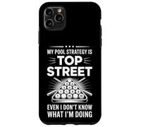 Carcasa para iPhone 11 Pro MAX Estrategia de Piscina Divertida Top Secret Dichos Billar