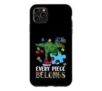 Carcasa para iPhone 11 Pro MAX Every Piece Belongs T-Rex Dinosaur Autism Awareness