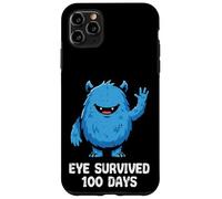 Carcasa para iPhone 11 Pro MAX Eye Survived 100 Days of School Monster - Lindo 100th Day Kids
