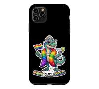 Carcasa para iPhone 11 Pro MAX Fabuloso Rainbow Pride-o-Saurus Rex