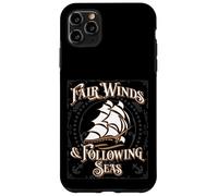 Carcasa para iPhone 11 Pro MAX Fair Winds and Following Seas - Frase Naval temática náutica