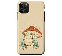Carcasa para iPhone 11 Pro MAX Farmcore Frog and Mushroom Umbrella Aesthetic Cottagecore