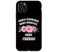 Carcasa para iPhone 11 Pro MAX Farrah Personalized Very Demure Very Mindful Farrah Name
