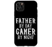 Carcasa para iPhone 11 Pro MAX Father by Day Gamer by Night Geek Nerd Gaming Dad Gamers