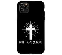 Carcasa para iPhone 11 Pro MAX Fe Esperanza y Amor - Jesús Cruz Cristiana