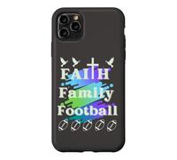 Carcasa para iPhone 11 Pro MAX Fe, Familia, Fútbol, Diversión de otoño Ropa de Mujer Cristiana