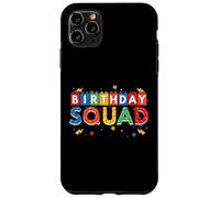 Carcasa para iPhone 11 Pro MAX Feliz cumpleaños de Birthday Squad Brick Building Block Builder