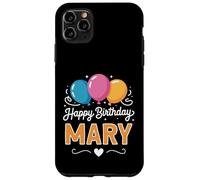 Carcasa para iPhone 11 Pro MAX Feliz cumpleaños Mary
