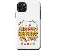 Carcasa para iPhone 11 Pro MAX Feliz cumpleaños para ti Todos los Miembros de la Familia