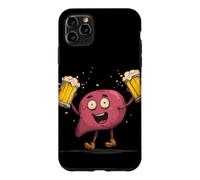 Carcasa para iPhone 11 Pro MAX Feliz día del hígado con Disfraz de Cerveza