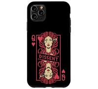 Carcasa para iPhone 11 Pro MAX Feminista Medusa Queen of Hearts Dissent Vintage Jugando Card