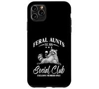 Carcasa para iPhone 11 Pro MAX Feral Aunts Social Club Raccoon Quirky Excl sive Miembros