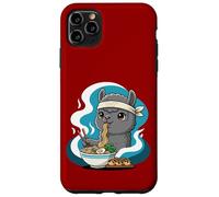 Carcasa para iPhone 11 Pro MAX Fideos Ramen Alpaca Japón Y2K Kawaii Alpacas Anime