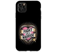 Carcasa para iPhone 11 Pro MAX Fight Like a Warrior Strong Heart - Cita Motivacional