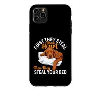 Carcasa para iPhone 11 Pro MAX First They Steal Your Heart - Setter irlandés Red Setter Dad