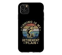 Carcasa para iPhone 11 Pro MAX Fishing Is My Retirement Plan Cool Fishing Graphic Fisherman