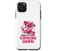 Carcasa para iPhone 11 Pro MAX Flamazing Sammy Pink Flamingo Tropical Beach Trip Mujer