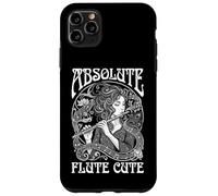 Carcasa para iPhone 11 Pro MAX Flautista Flautista Flauta Absoluta Lindo Jugador Chica Músico