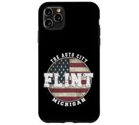 Carcasa para iPhone 11 Pro MAX Flint Michigan, Bandera Americana Vintage