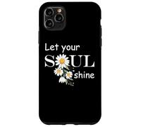 Carcasa para iPhone 11 Pro MAX Floral Daisy Flower, Inspirational, Let Your Soul Shine