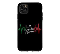 Carcasa para iPhone 11 Pro MAX Florencia Skyline Italia Latido del Corazón Amo Firenze