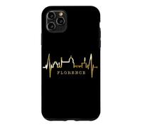 Carcasa para iPhone 11 Pro MAX Florencia Skyline Italia Latido del Corazón Amo Firenze