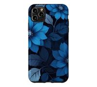 Carcasa para iPhone 11 Pro MAX Flores Azul Oscuro Midnight Floral
