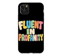 Carcasa para iPhone 11 Pro MAX Fluido En blasfemia Texto en Negrita Gráfico Pastel Bubble Letters