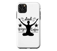 Carcasa para iPhone 11 Pro MAX Flujo de Amanecer Sereno y Vibraciones de café de Yoga
