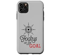 Carcasa para iPhone 11 Pro MAX Focus on The Goal Target Graphic Motivation Discipline Quote
