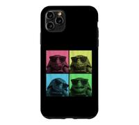 Carcasa para iPhone 11 Pro MAX Fotomatón Eastern Box Turtle Pop Art Divertido para Amantes de Las Tortugas