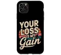 Carcasa para iPhone 11 Pro MAX Frase Detector de Metales Your Loss Is My Gain