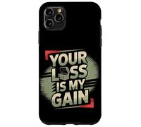 Carcasa para iPhone 11 Pro MAX Frase Detector de Metales Your Loss Is My Gain
