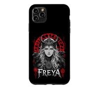 Carcasa para iPhone 11 Pro MAX Freya Diosa Nórdica Mitología Germánica Runas Vikingas
