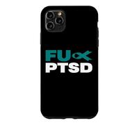 Carcasa para iPhone 11 Pro MAX FU PTSD Awareness - Camiseta de Manga Corta, diseño con Texto en inglés